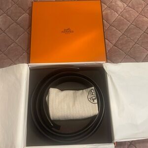 Hermes reversible, leather strap